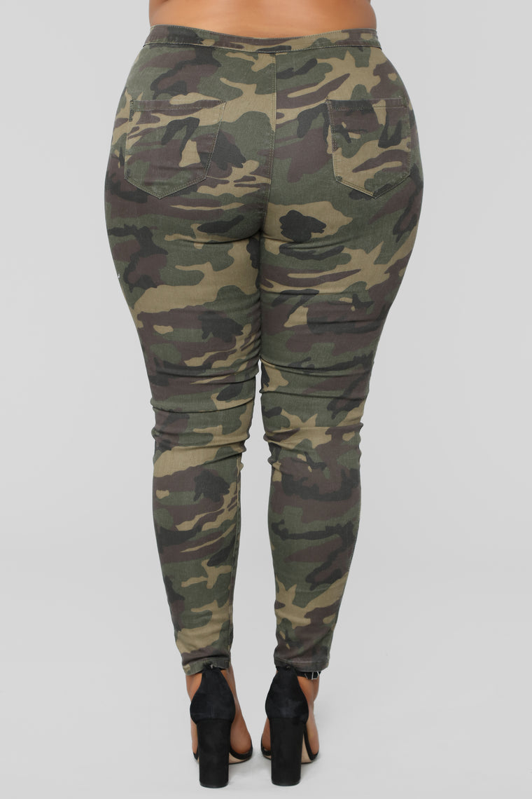 Cadet Carla Camo Pants - Olive, Pants | Fashion Nova