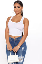 Kendra Crop Top - White