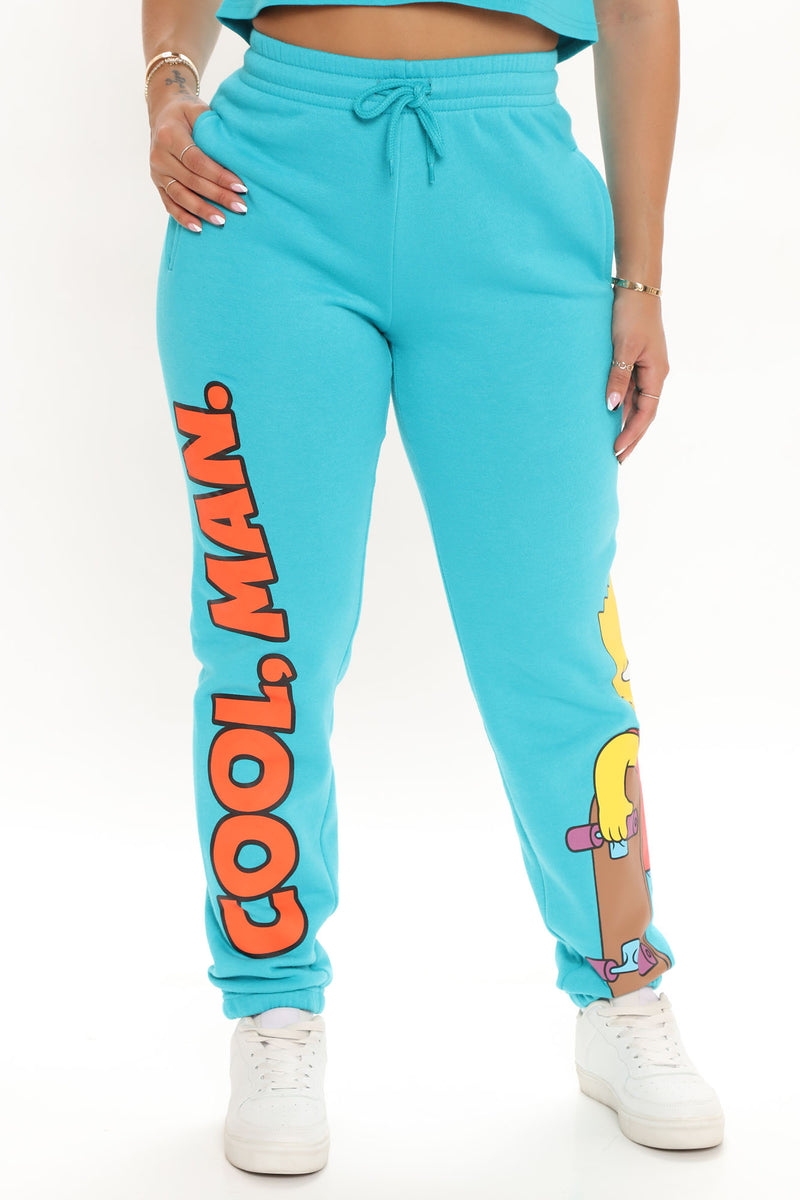 Aye Carumba Bart Simpson Sweatpants - Blue | Fashion Nova, Pants ...