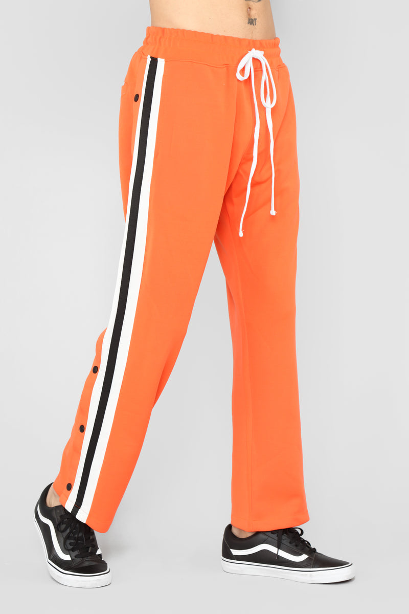 JC Tearaway Pants - Orange/Combo | Fashion Nova, Mens Pants | Fashion Nova