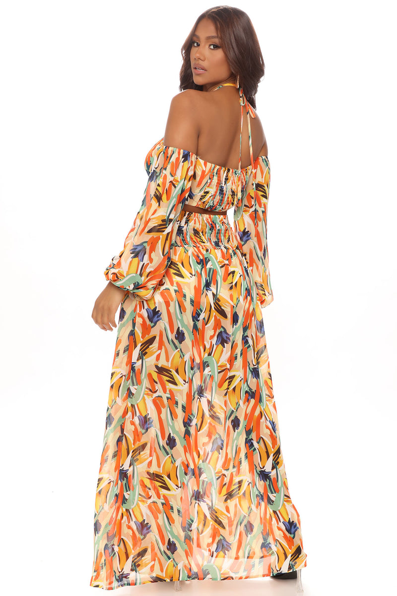 Mango Margs Maxi Dress - Orange/combo | Fashion Nova, Dresses | Fashion ...