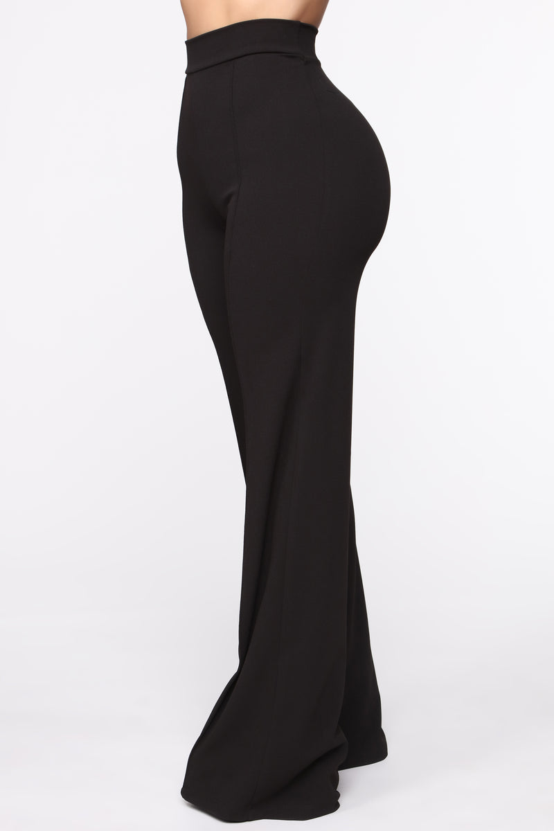 Victoria High Waisted Dress Pants - Black, Pants | Fashion Nova