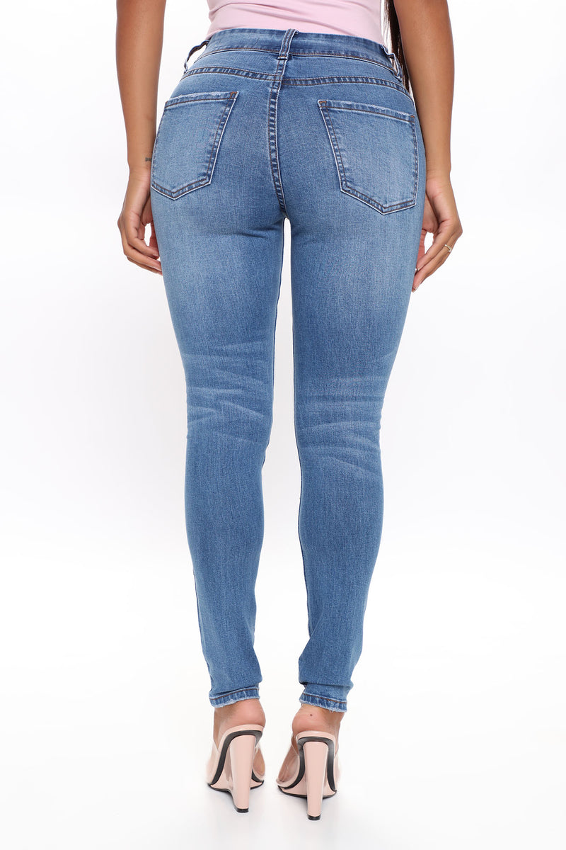 If You Let Me Skinny Jeans - Medium Blue Wash | Fashion Nova, Jeans ...