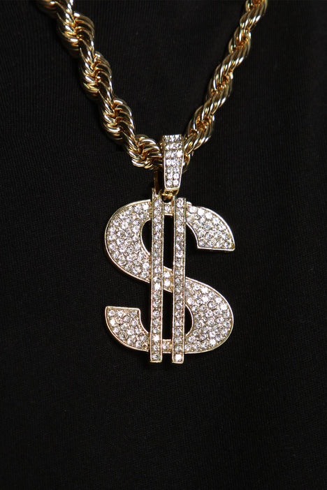 gold chain money sign