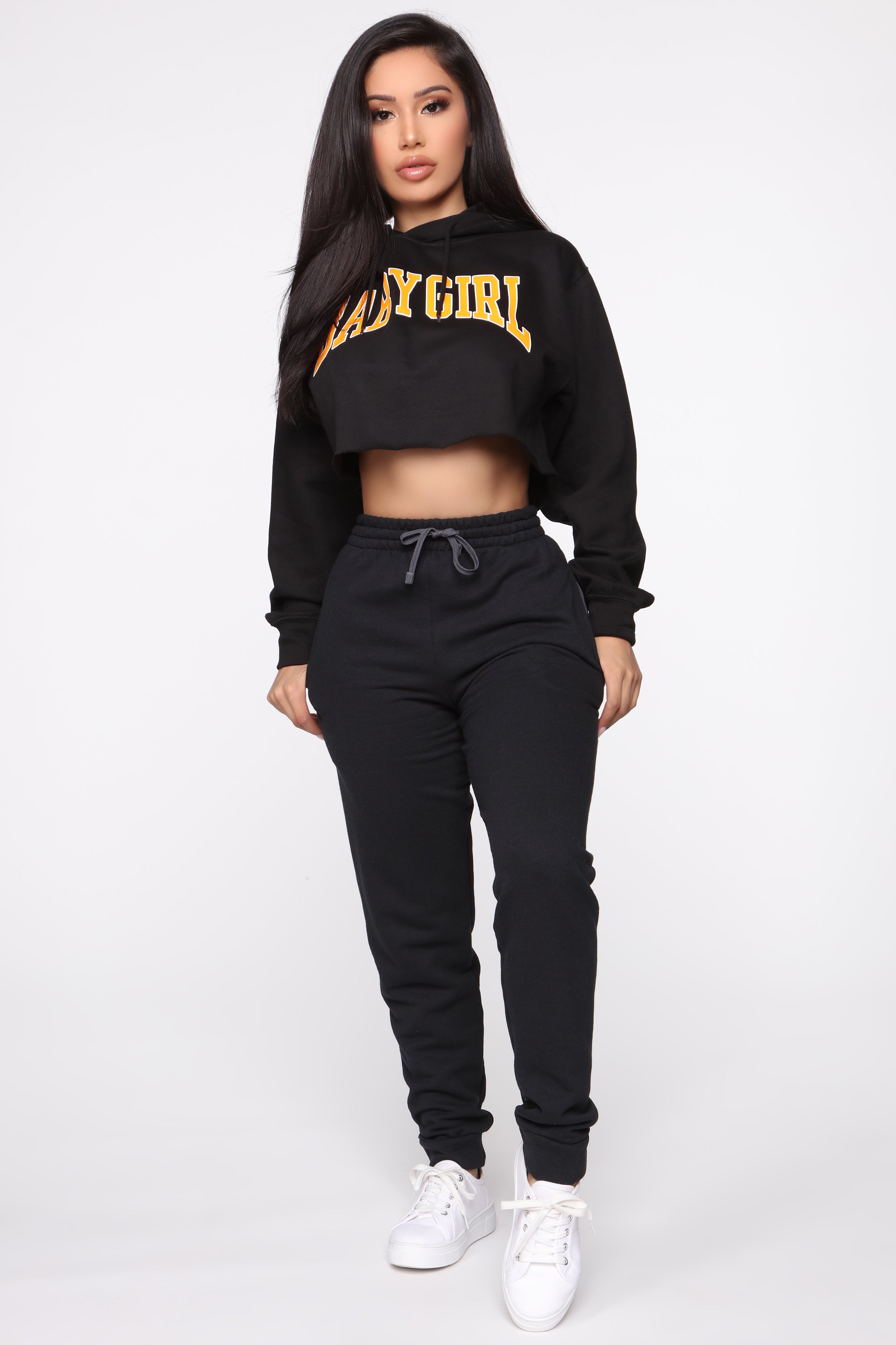 baby girl cropped hoodie