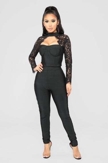 Banded In Love Bandage Set - Black – Fashion Nova