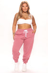 Relaxed Vibe Joggers - Pink