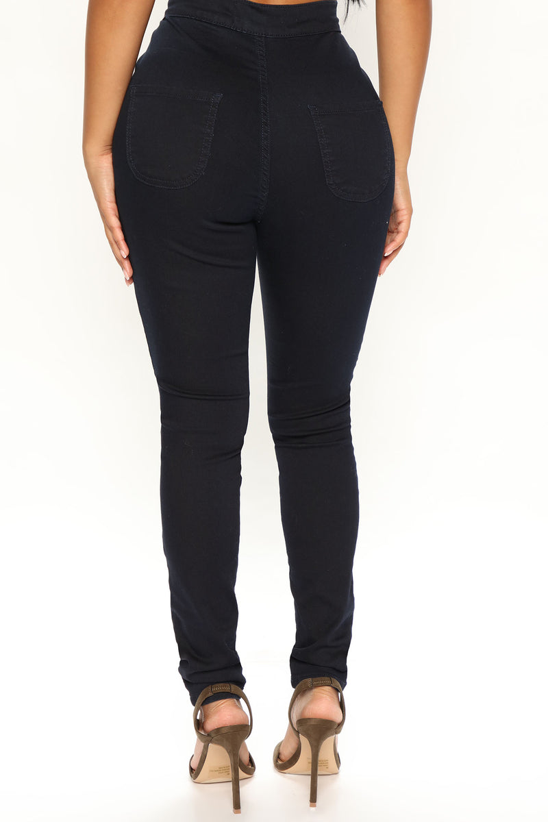 Petite Super High Waist Denim Skinnies - Indigo | Fashion Nova, Jeans ...