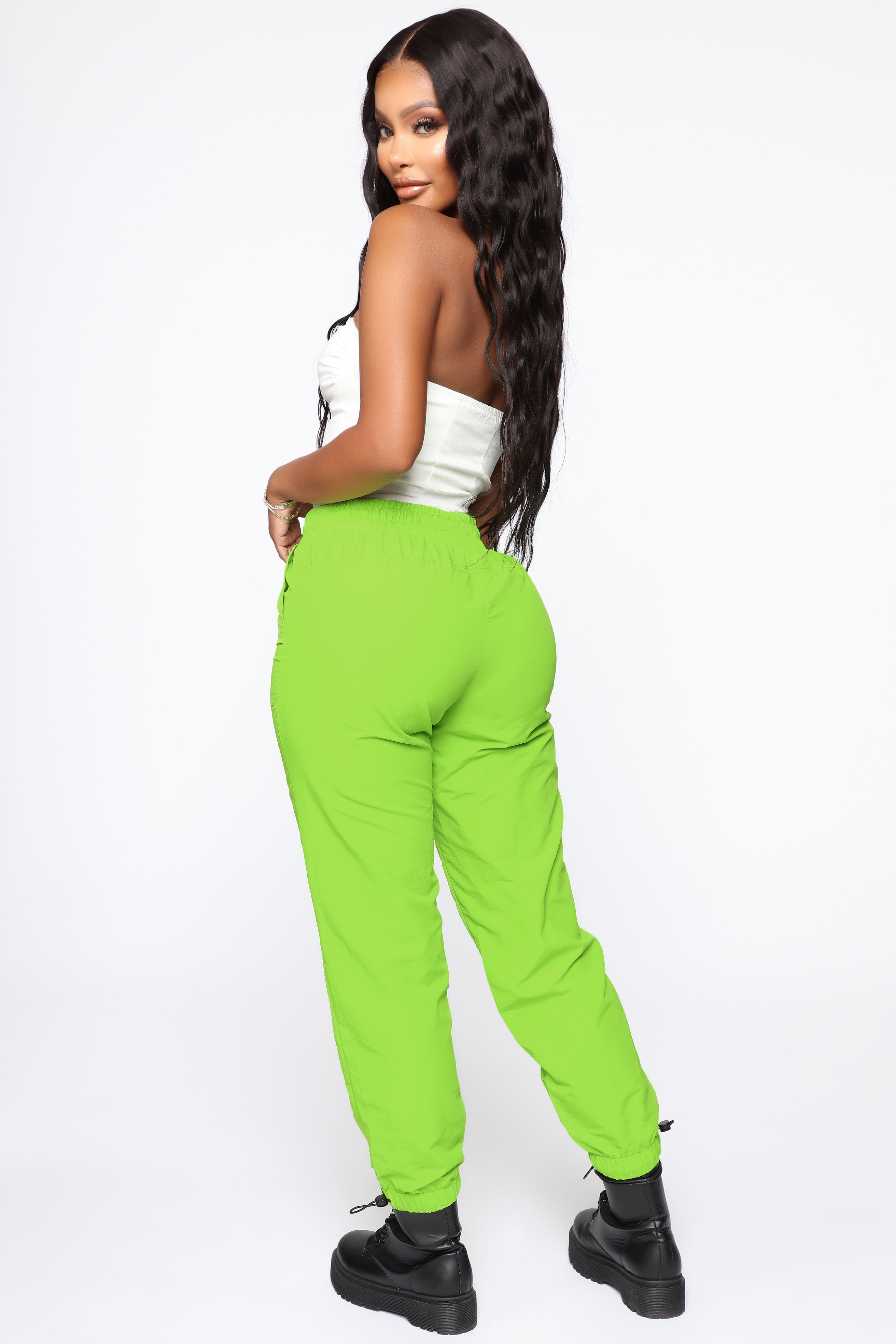 lime green joggers