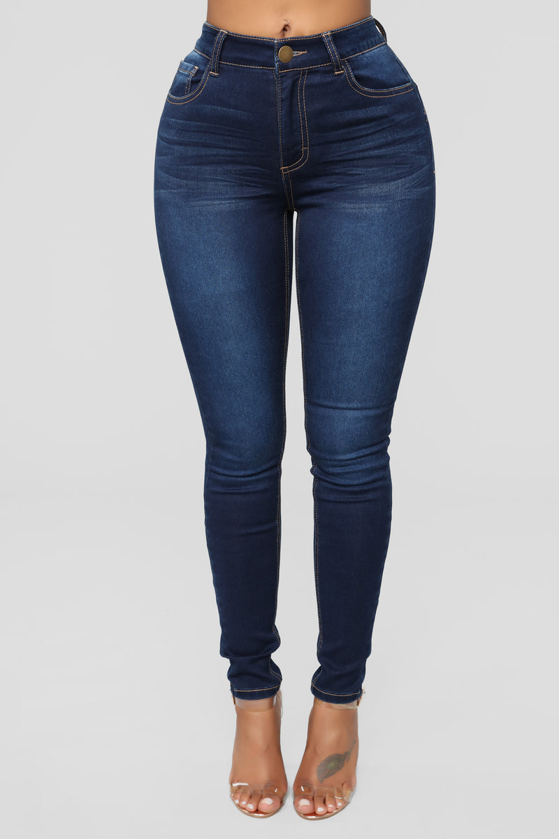 Alexa High Rise Booty Lifter Skinny Jeans - Dark Denim | Fashion Nova ...