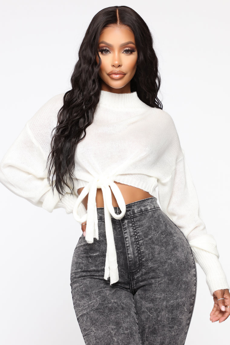 Sweater Sweetie Pant Set - White