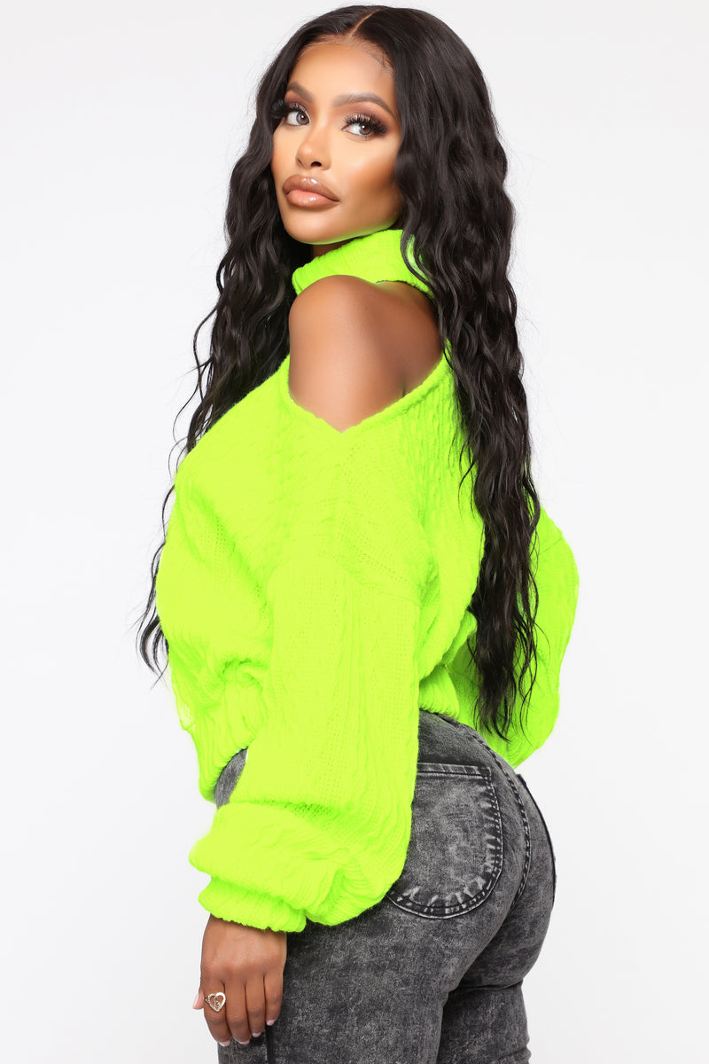 Cut Me Off Sweater - Neon Yellow | Fashion Nova, Sweaters | Fashion Nova