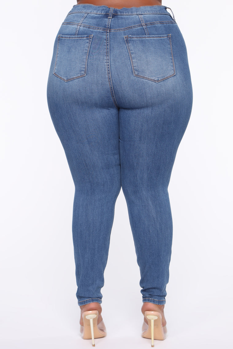 Our Favorite High Rise Skinny Jeans - Medium Blue Wash, Jeans | Fashion ...