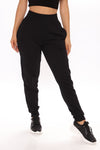 Not A Game Fleece Jogger - Black