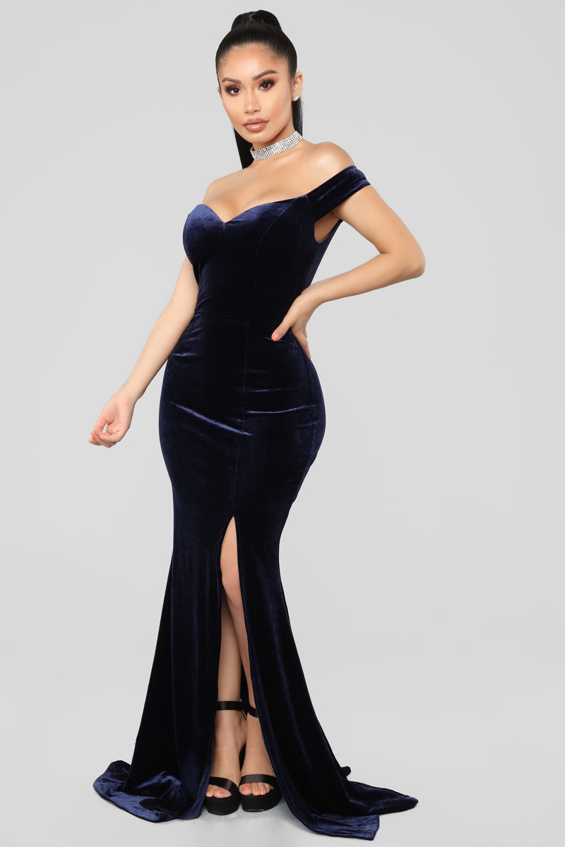 Ready For The Party Velvet Dress - Navy | Fashion Nova, Dresses ...