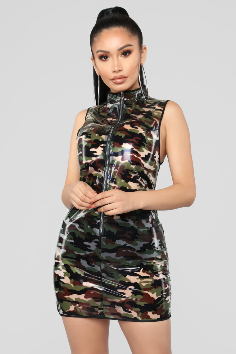 camo dress fashion nova