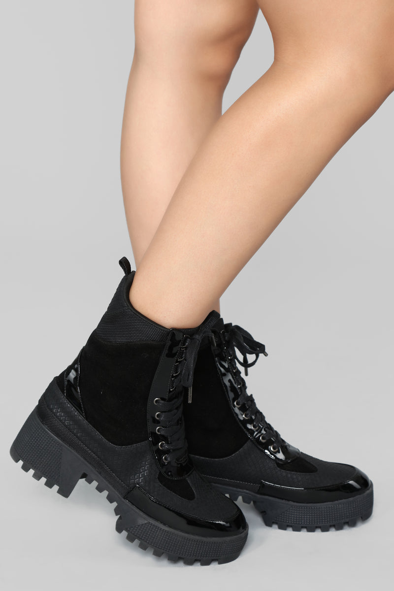 On What Grounds Platform Bootie - Black | Fashion Nova, Shoes | Fashion ...