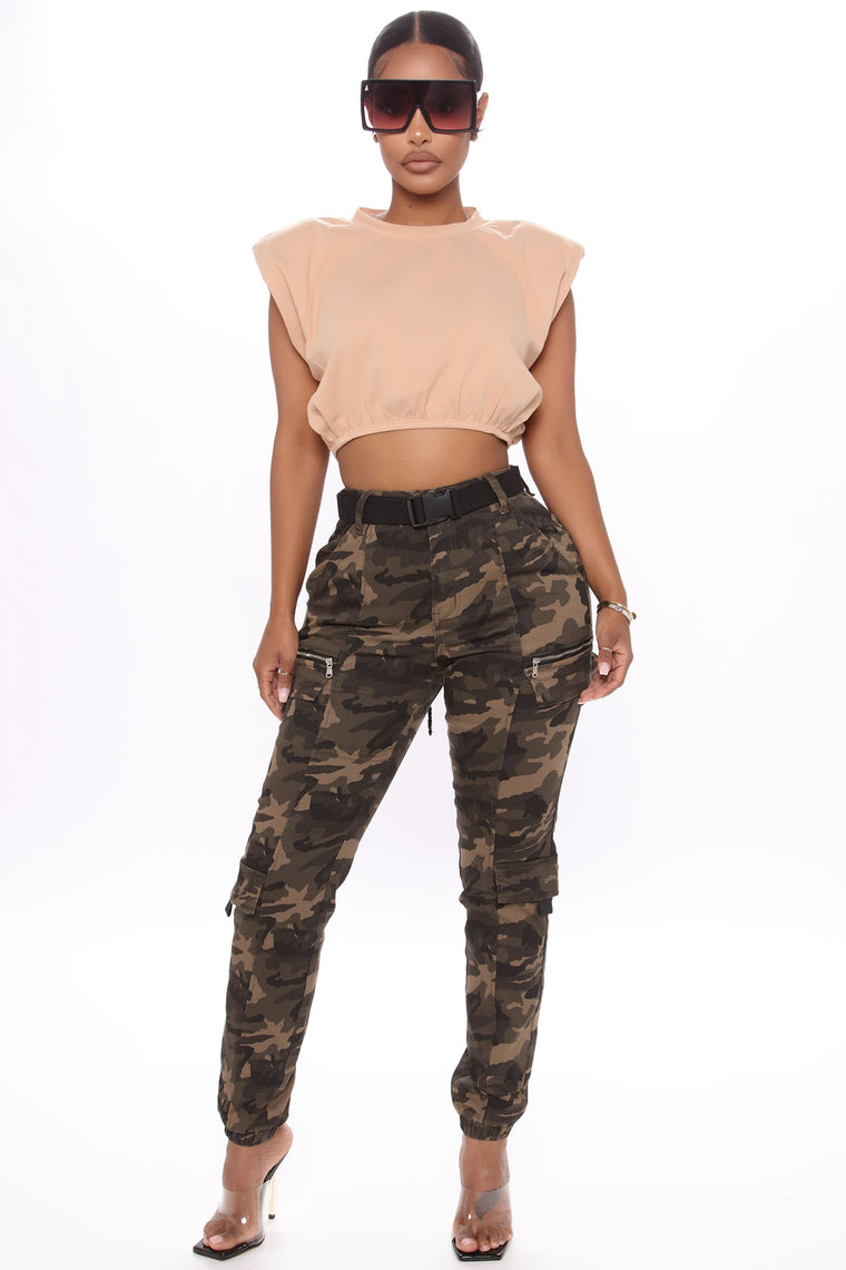 camo pants fashion nova