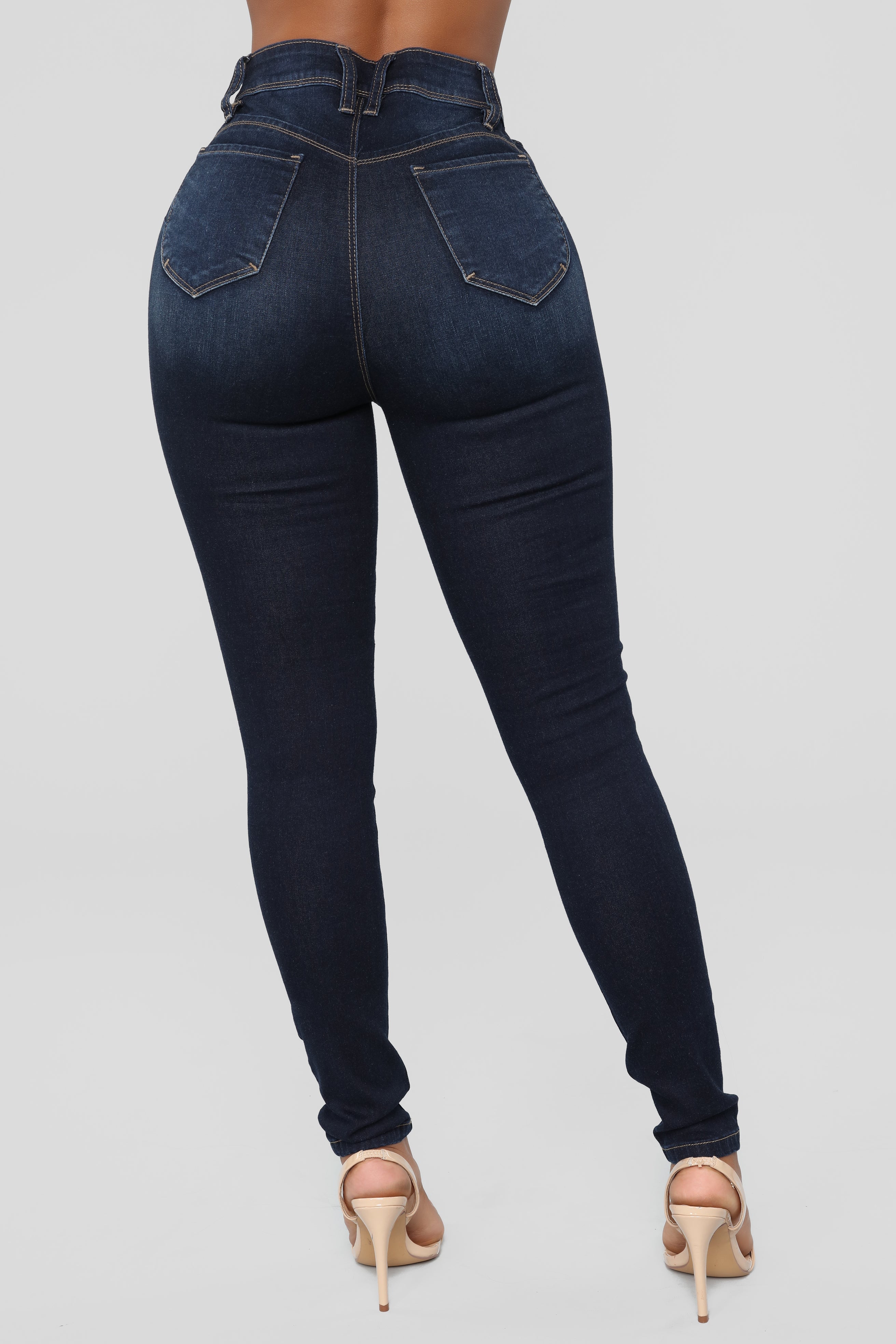 Statuesque Booty Lifting Jeans - Dark Denim – Fashion Nova
