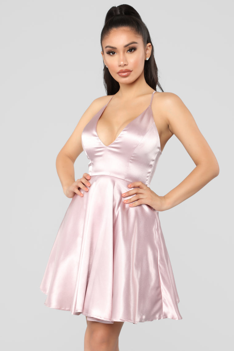 Party Perfection Flare Dress - Mauve, Dresses | Fashion Nova