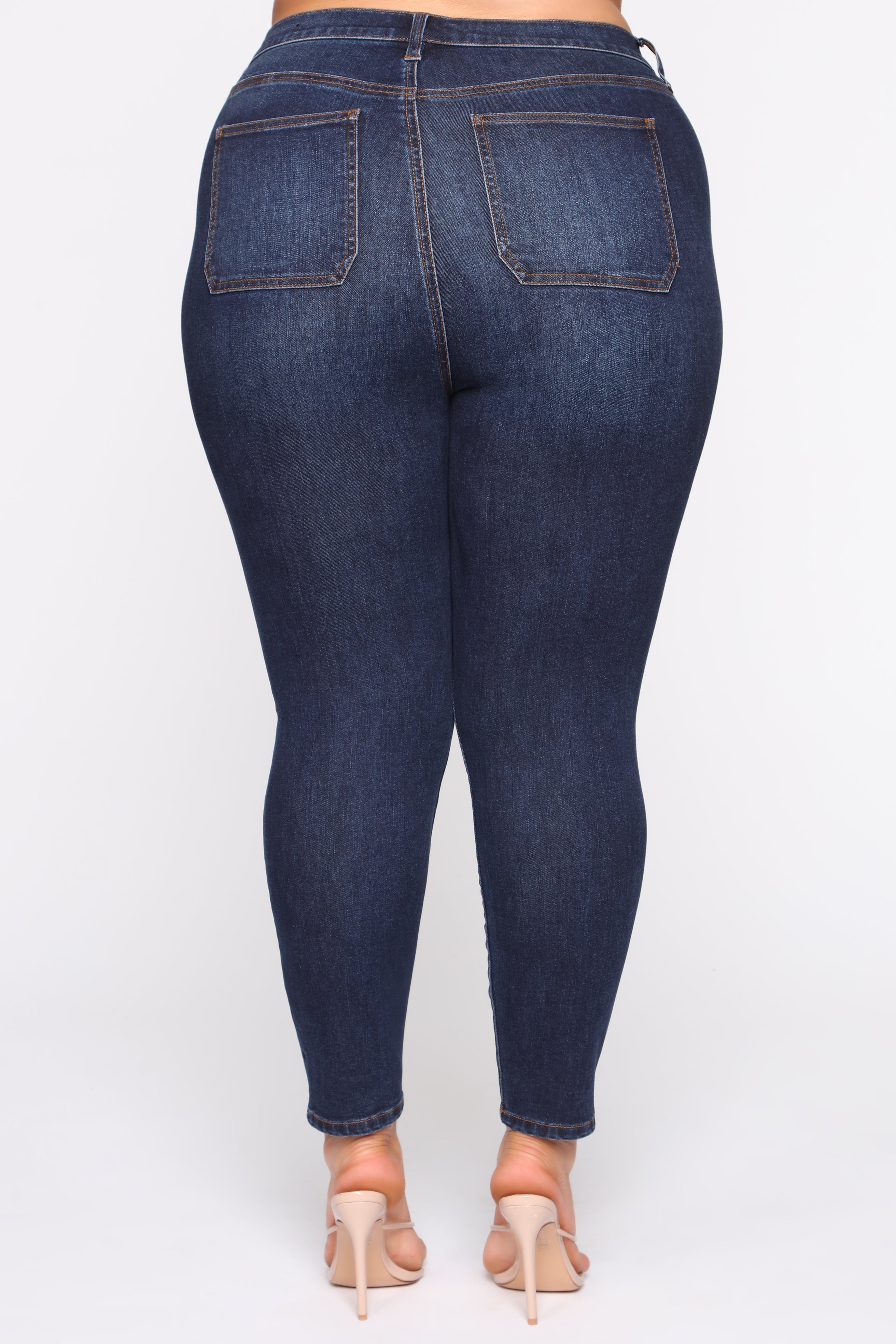 Nequita II High Rise Skinny Jeans - Dark Wash – Fashion Nova