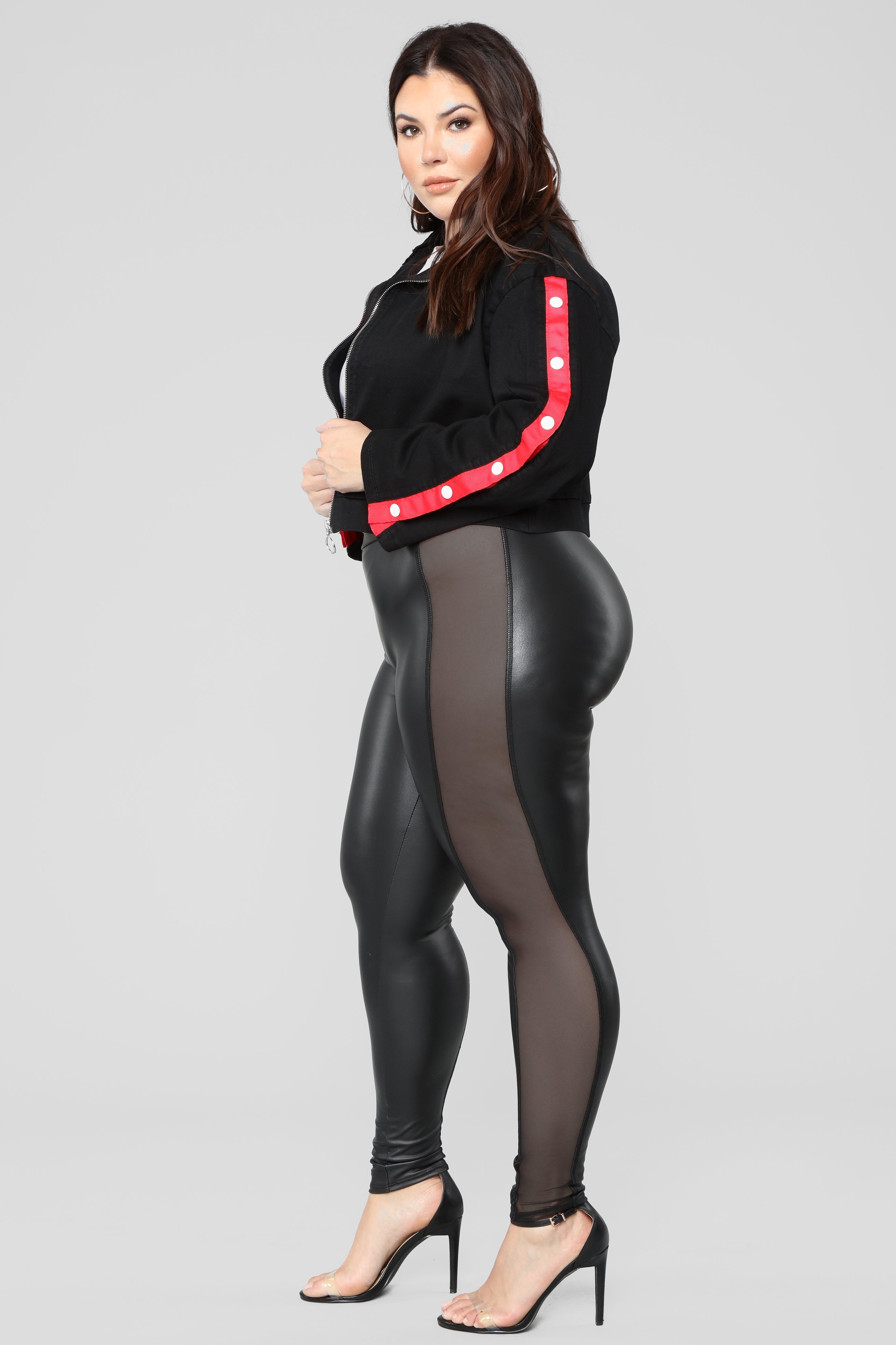 Meshin With The Wrong Girl Leggings Black 