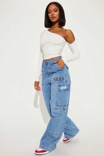 Tall Breaking Chains Straight Leg Jeans - Grey