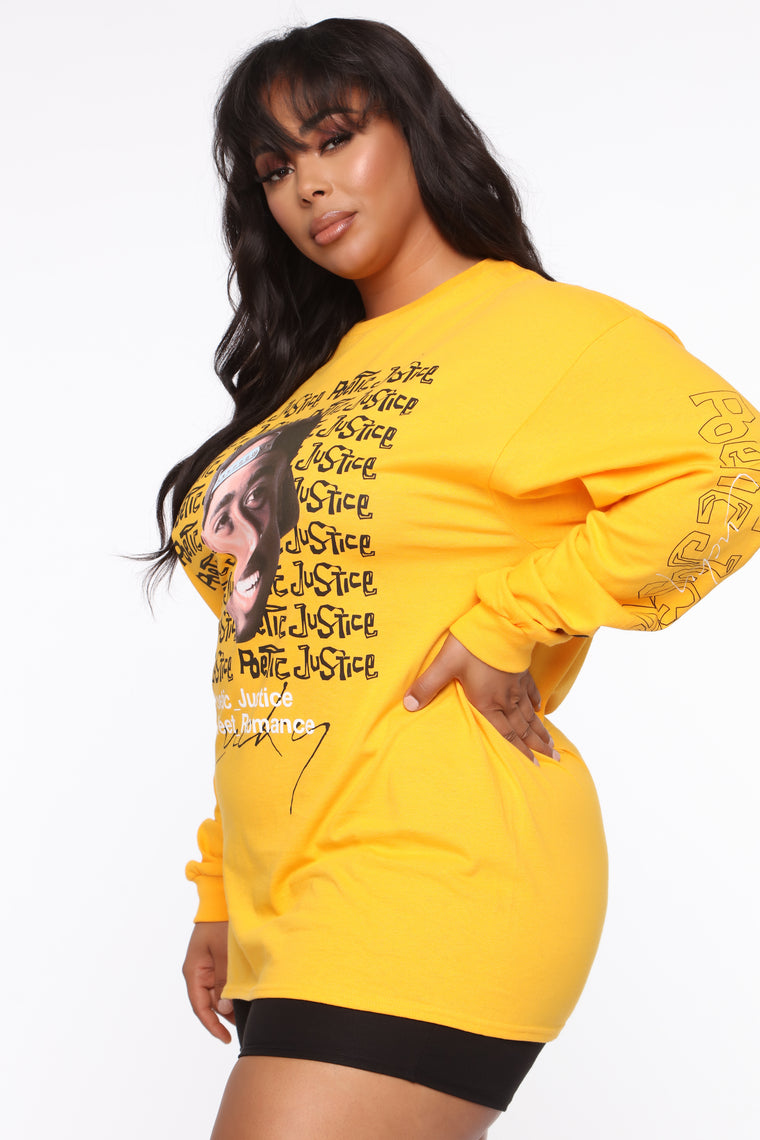 Everybody Else Basic Long Sleeve Top - Mustard - Graphic Tees - Fashion ...