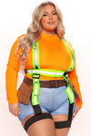 Sure To Stop Traffic Construction 2 Piece Costume Set - Multi Color