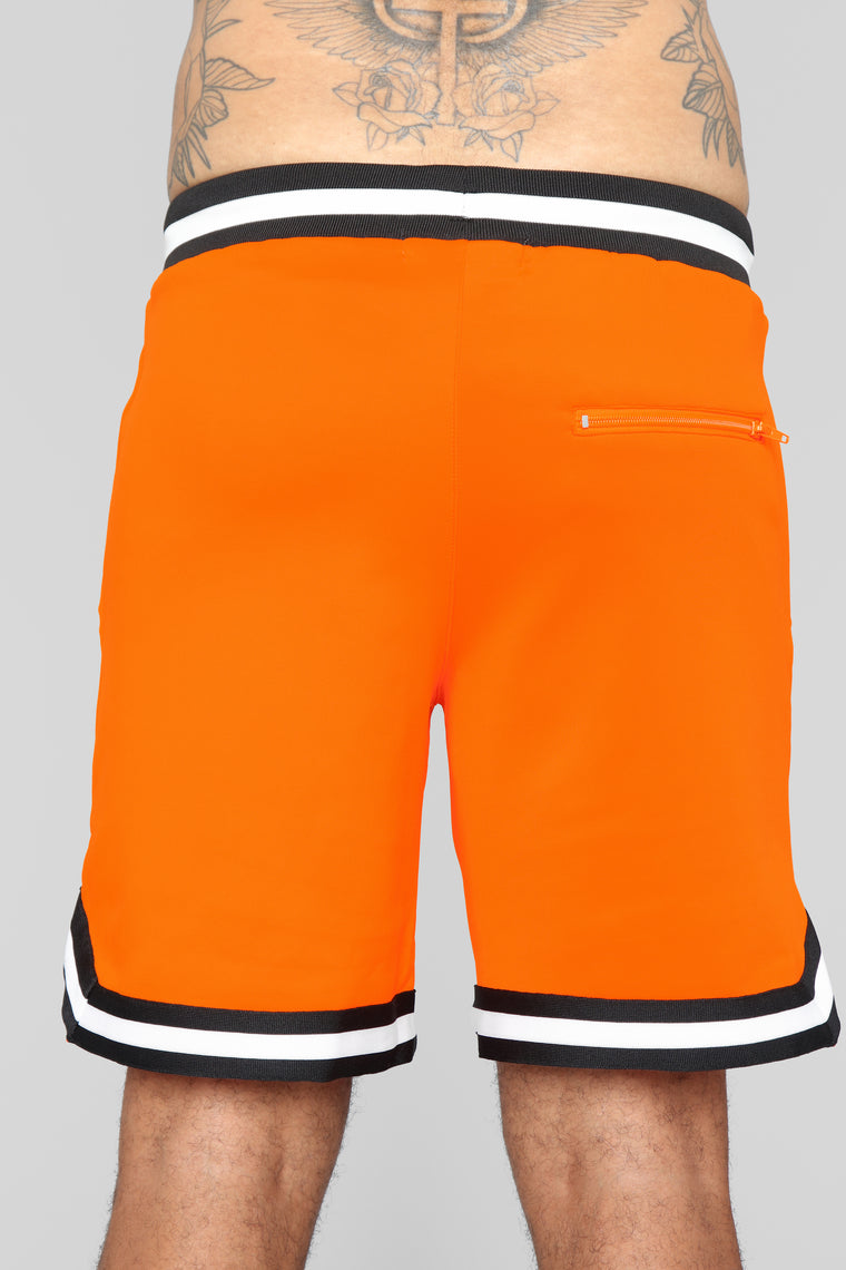 Duval Basketball Shorts - Orange, Mens Activewear | Fashion Nova