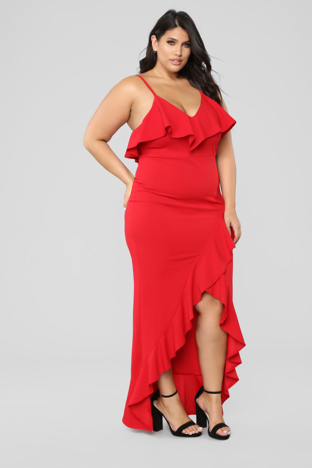 Inevitable Maxi Dress - Red