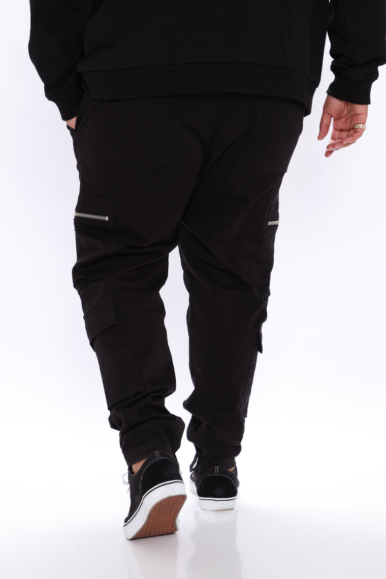 Franco Cargo Pants - Black, Mens Pants | Fashion Nova