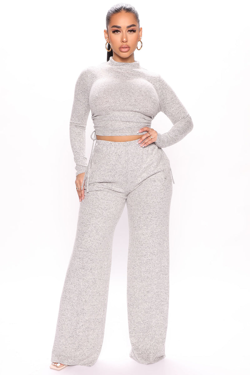 Harley Hacci Pant Set - Heather Grey | Fashion Nova, Matching Sets ...