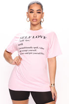 Define Self Love T-Shirt - Pink