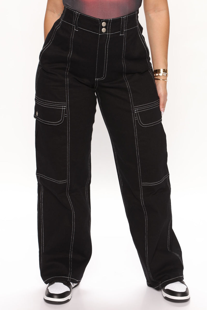 With The Business Cargo Pant 30 - Black | Fashion Nova, Pants | Fashion ...