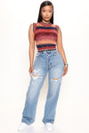 Girl Crush 90's Dad Jeans - Medium Wash