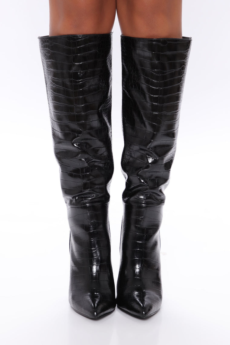 fashion nova knee high boots