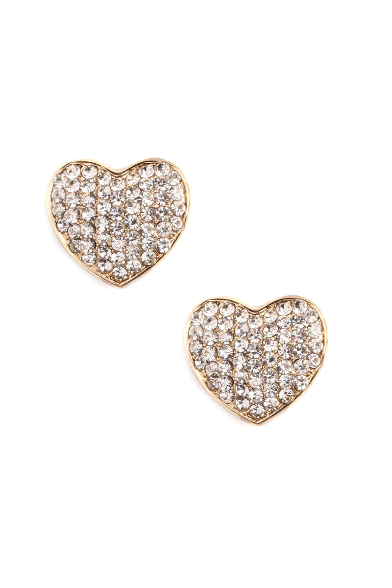 My Tiny Little Heart Earrings - Gold | Fashion Nova, Jewelry | Fashion Nova