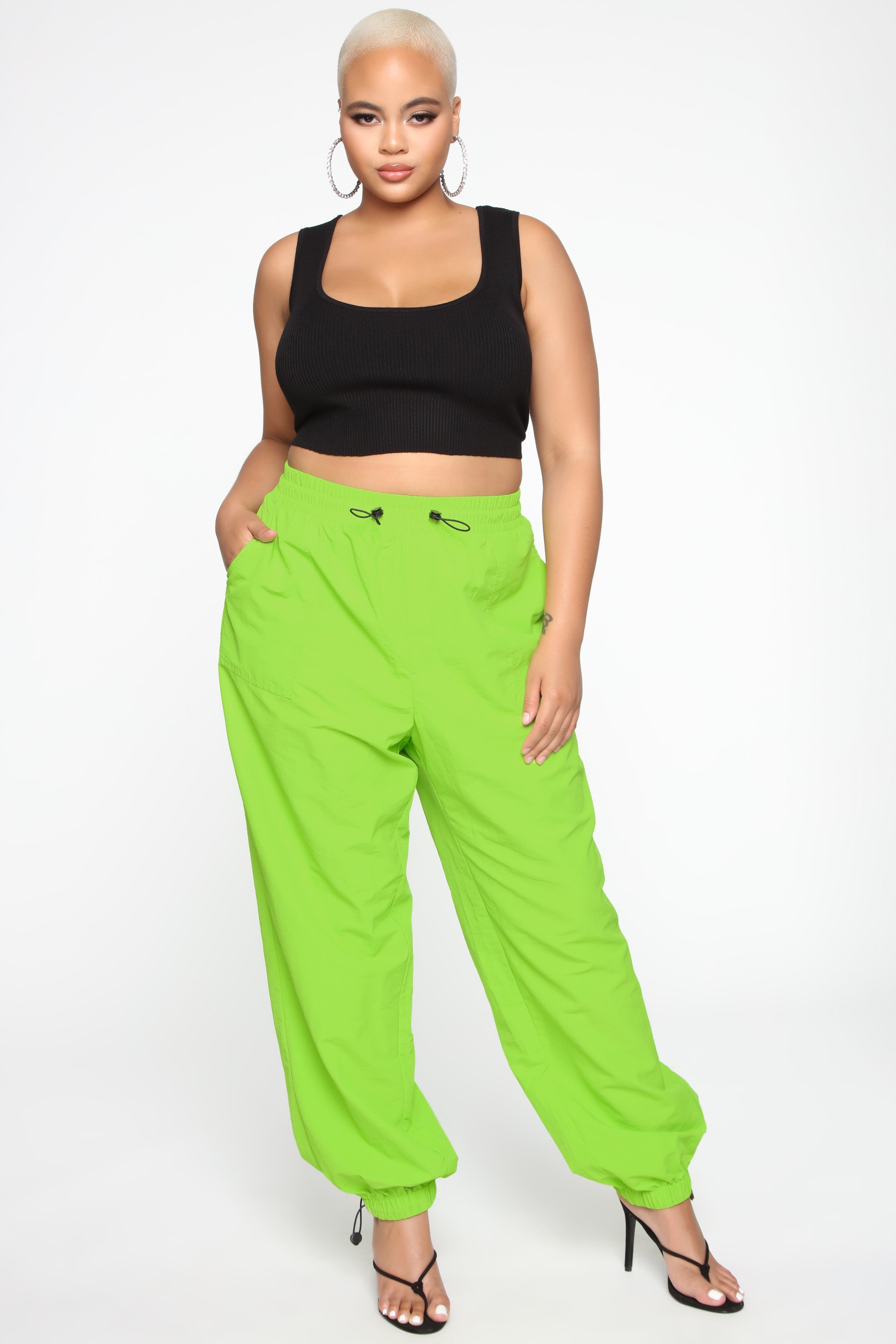 lime green joggers