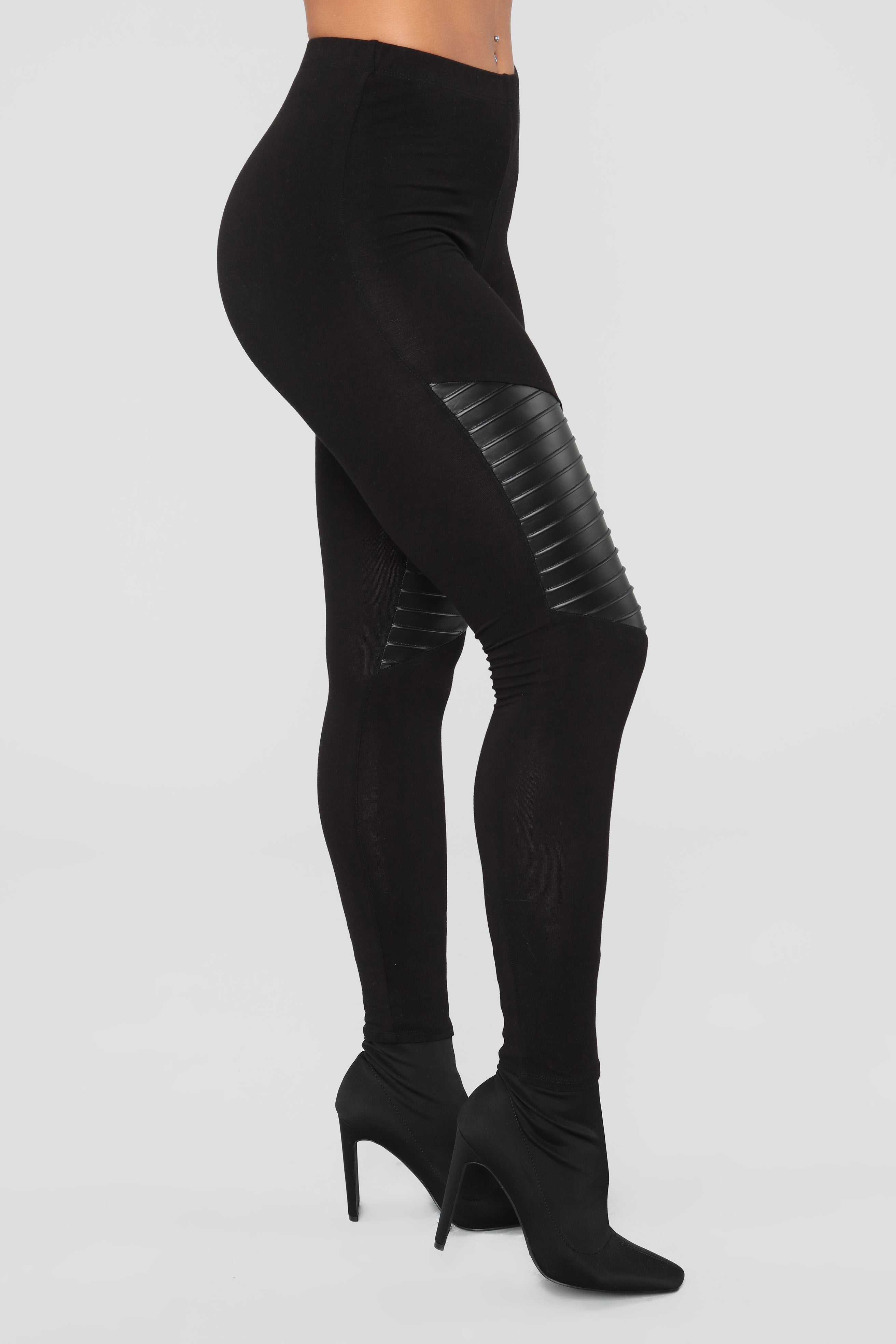 Lina Moto Leggings - Black – Fashion Nova