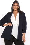 The Celine Blazer - Navy