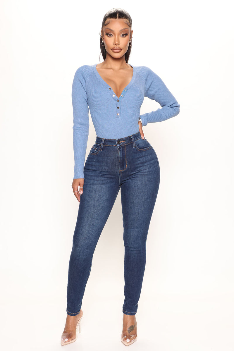 Poster Girl Perfect Stretch Skinny Jeans - Dark Wash | Fashion Nova ...
