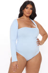 Arms Around Me Bodysuit - Blue