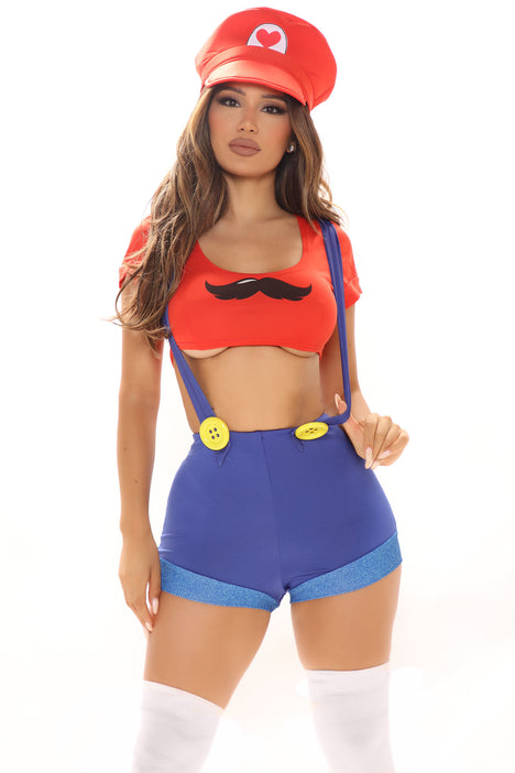 It's A Me Gamer Girl 3 Piece Costume Set - Red/combo | Fashion Nova, Womens  Costumes | Fashion Nova