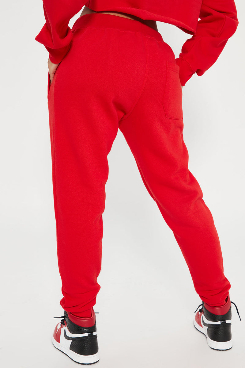 Queen Jogger Pant - Red | Fashion Nova, Screens Tops and Bottoms ...