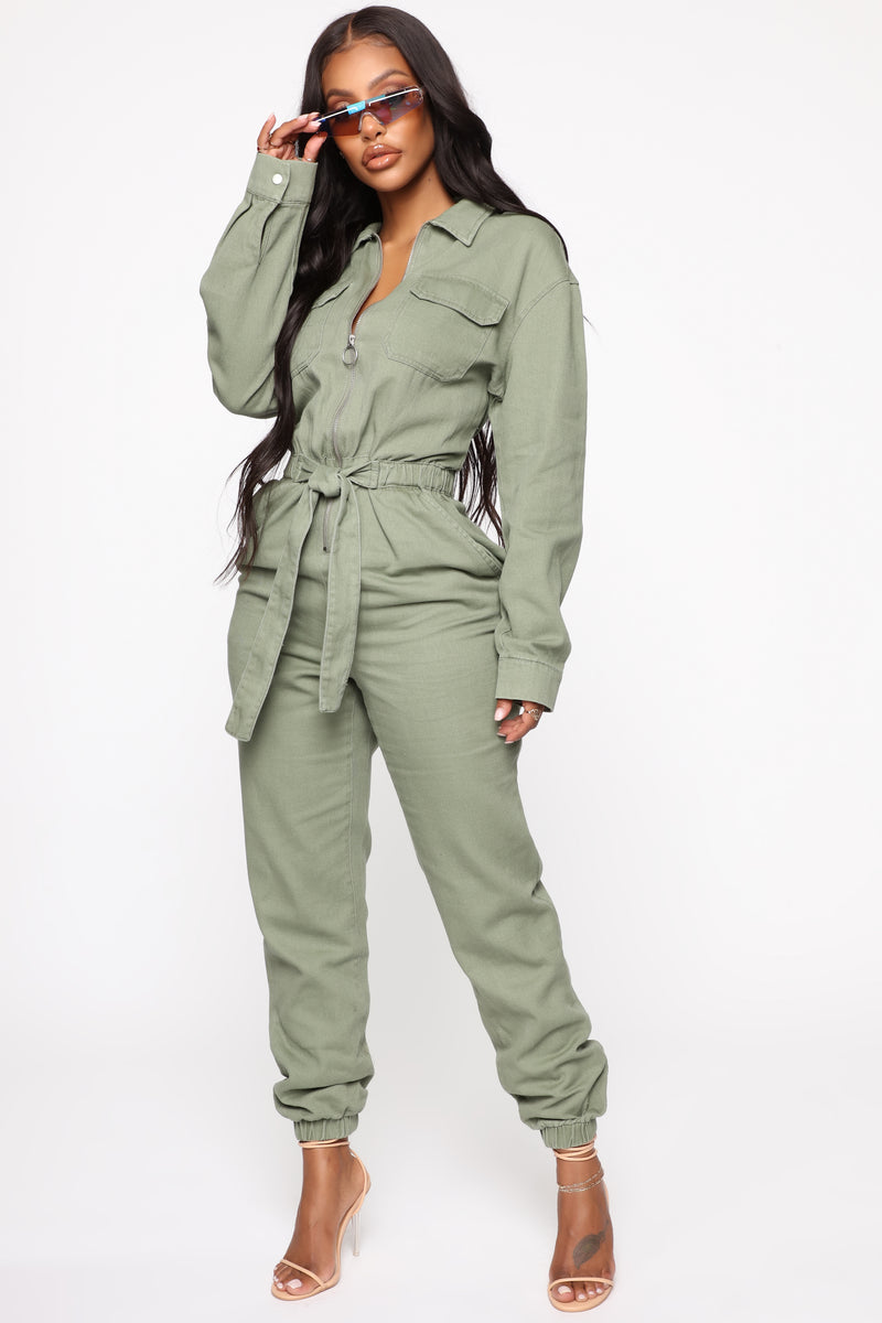 On Duty Jumpsuit - Olive | Fashion Nova, Jumpsuits | Fashion Nova