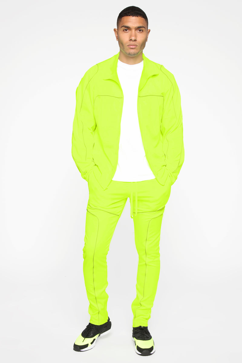 Isaiah Track Pants - Neon Yellow | Fashion Nova, Mens Pants | Fashion Nova
