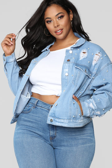 new look plus size denim jacket