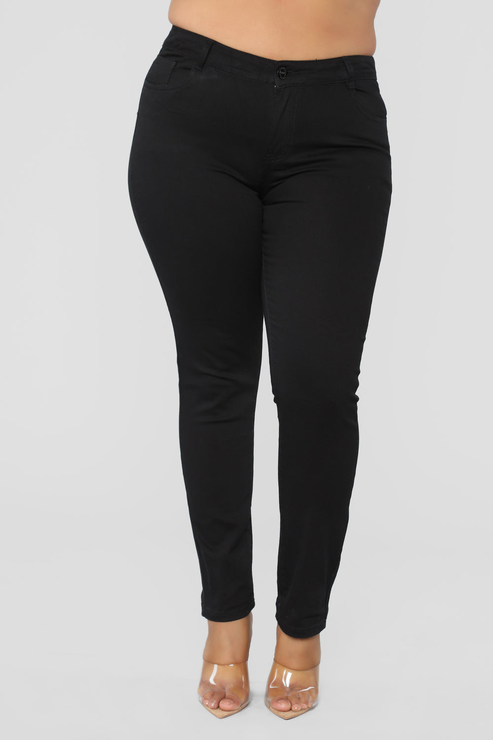 Skinny Uniform Pants - Black