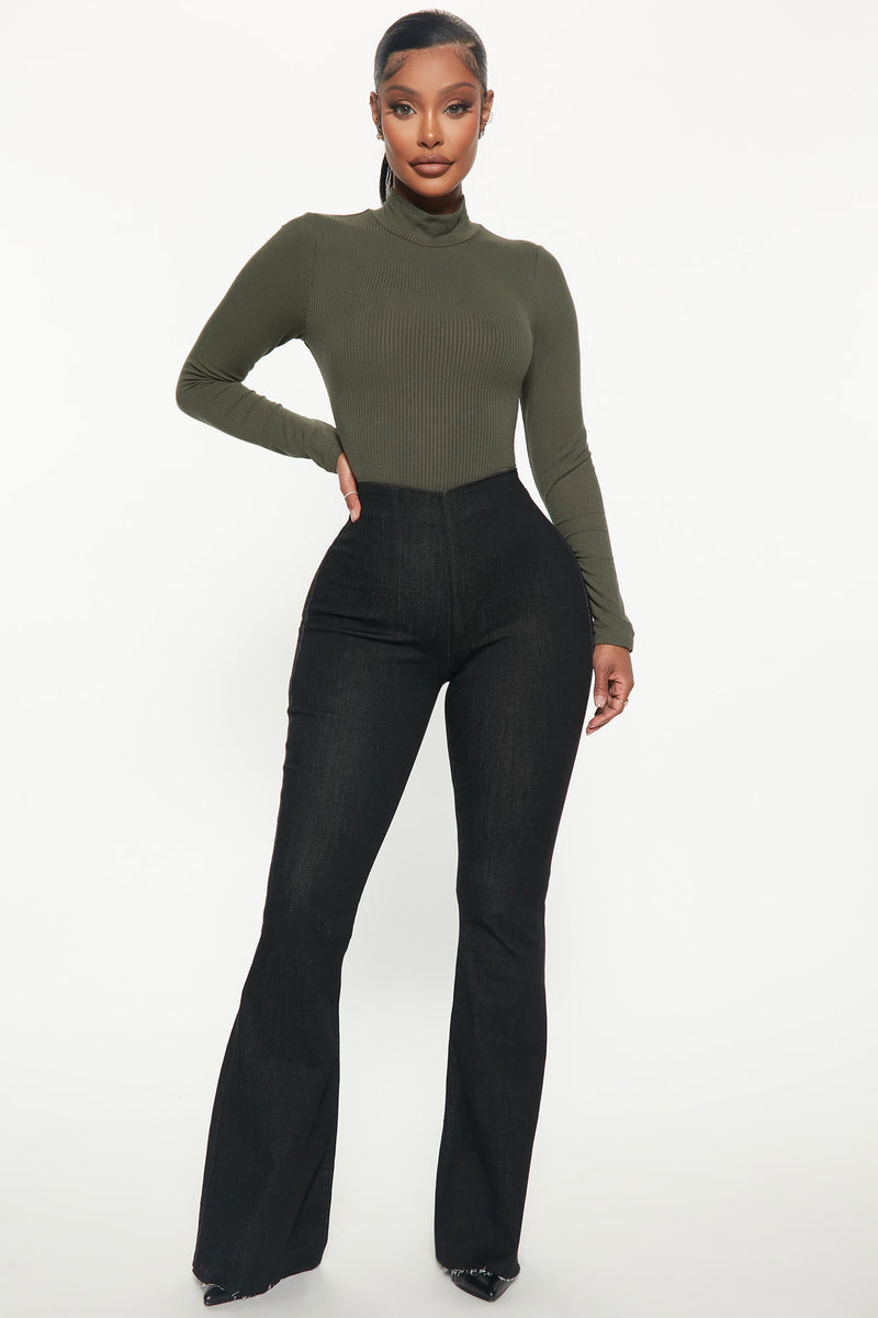 Sweet Love Story Pull On Flare Jeans - Black | Fashion Nova, Jeans ...